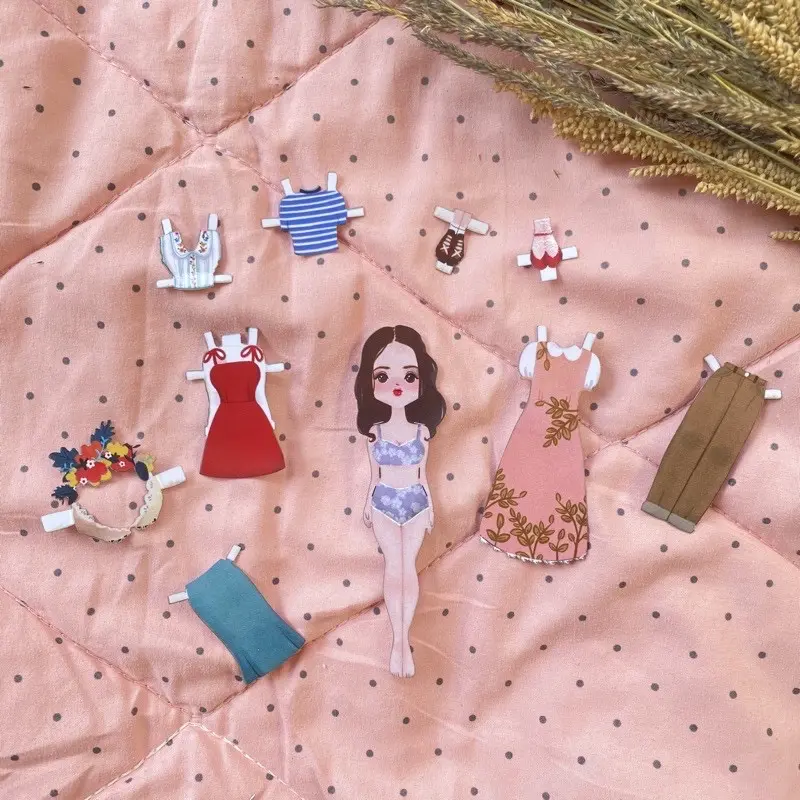 "Summer Chara" BP Mainan Boneka Kertas 3