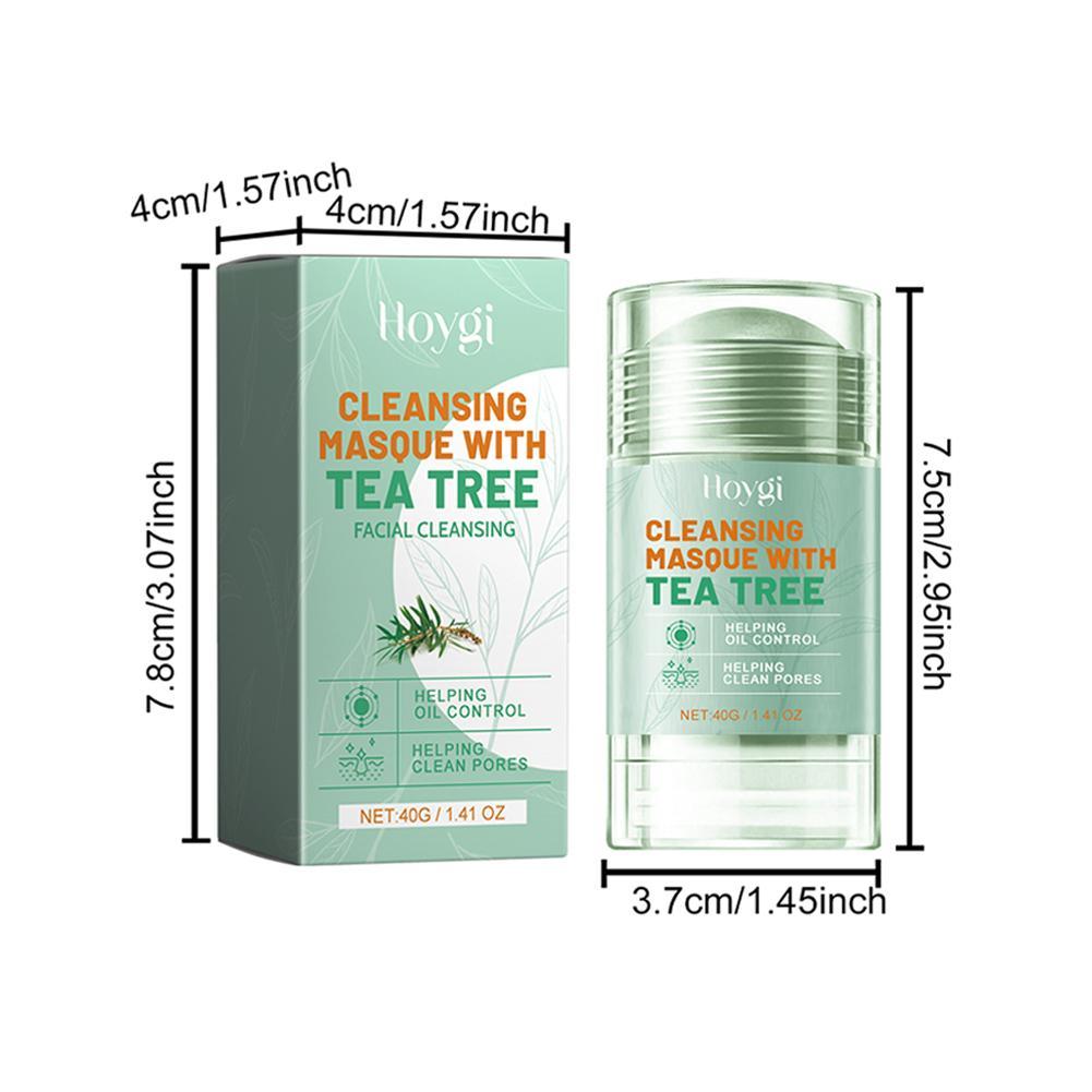 [BUY 1 TAKE 1] 40G Tea Tree & Strawberry Pembersih Anti Stik Masker Stik Pembersih Bar Liat H1F4