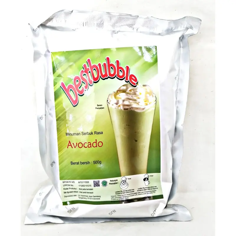 Serbuk Minuman Best Bubble Varian Rasa Kemasan 500gr 2