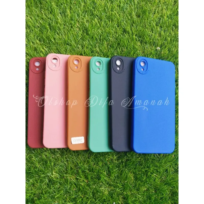 CASE For VIVO Y91C VIVO Y1S Vivo 1820 SOFTCASE PRO CAMERA TPU MACARON SLIKON KESING TERBARU 4