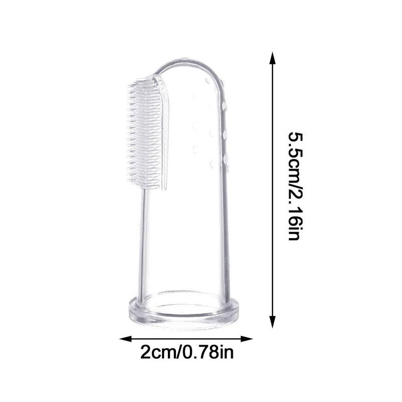 Product Introduction of Pet Finger Toothbrush Silicone Toothbrush Dog Cat Finger Brush Finger Pet Supplies Toothbrush J4N5 18