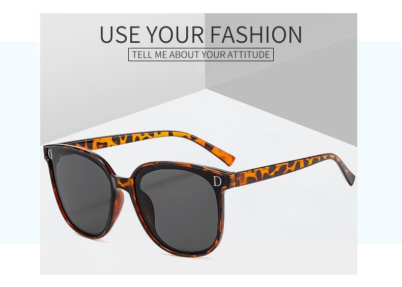 Product Introduction of European and American fashion sunglasses driving black frame face small glasses sunglasses women's sunshade glasses 1