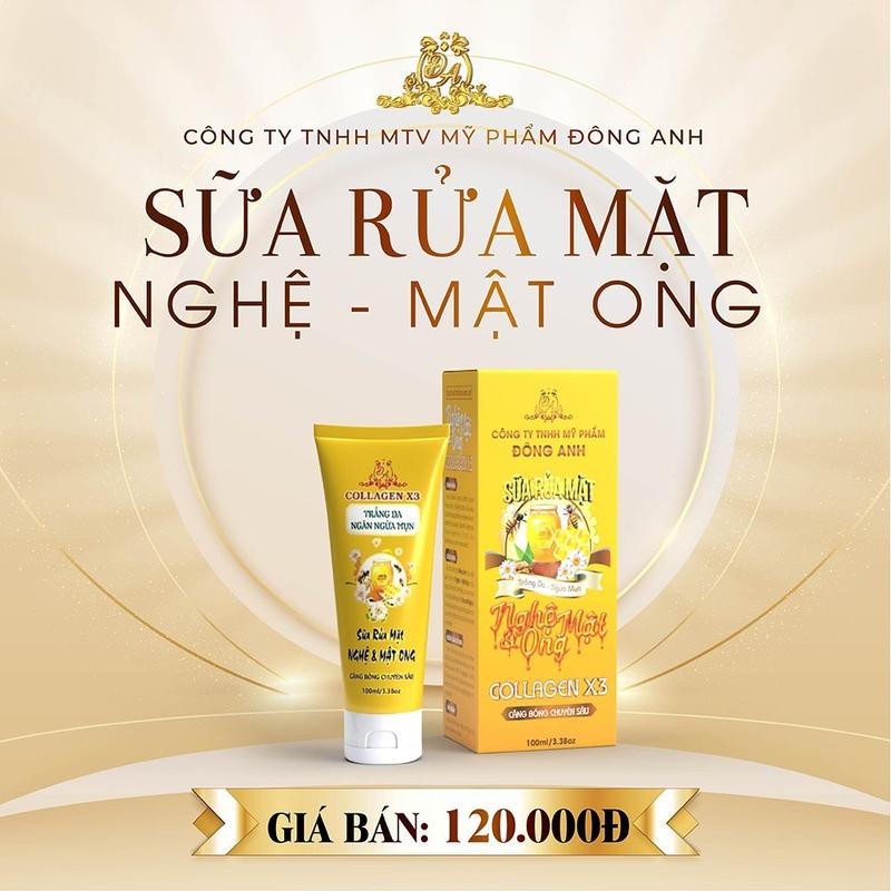  Sữa Rữa Mặt Collagen X3 Nguyễn Huỳnh Như - Mỹ Phẩm Đông Ânh 