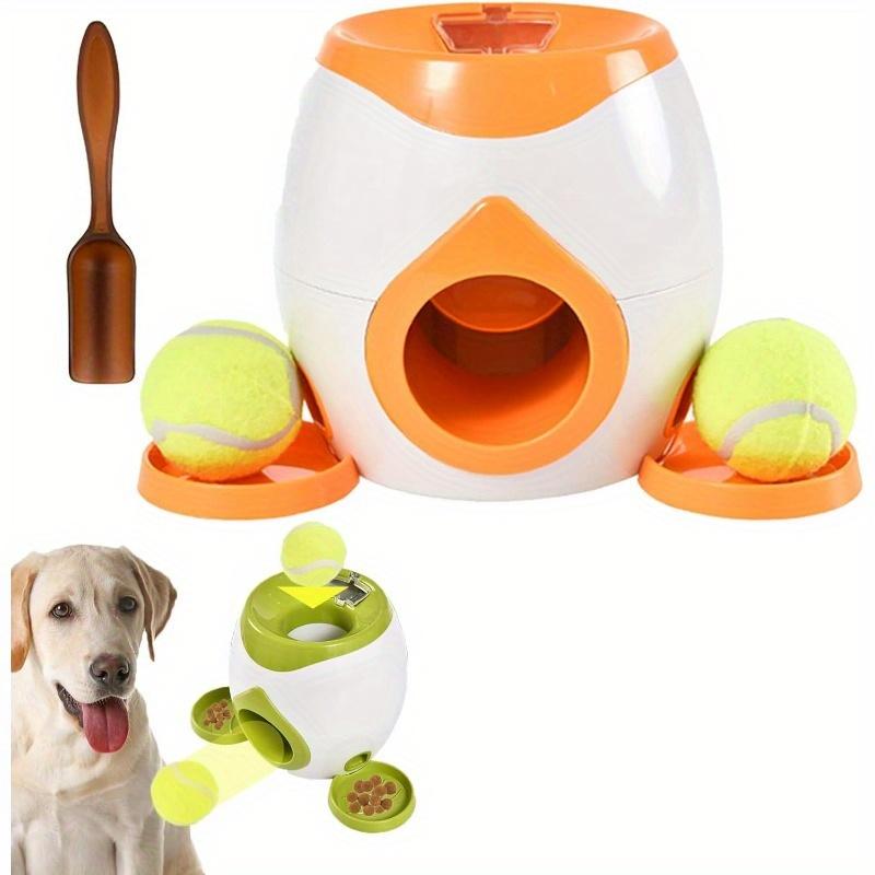 TikTok Shop Interactive Dog Ball Launcher and Food Reward Machine Automatic Pet Toy for Training Feeding Smart Treat Dispenser and Tennis Ball Thrower for Dogs