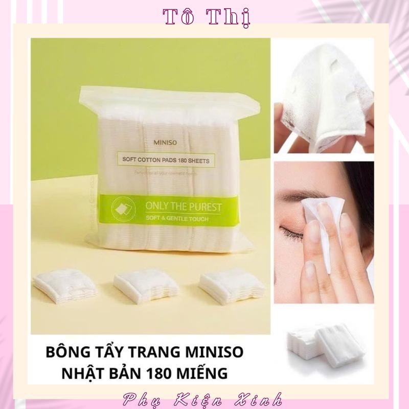 Bông Tẩy Trang MNS 180 miếng