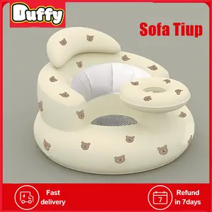 【 Duffy Toys】Sofa Tiup Untuk Bayi Sofa Bayi / Kursi Bayi Tiup Belajar Duduk / Sofa Tiup Untuk Bayi Sofa Makan Bayi / Lengkap Dengan Pompa Dan Musik Bayi baby chair / Baik Untuk Mandi Makan Duduk Dan Bermain Kursi Duduk Bayi / Kursi Makan Bayi / Kursi Bayi