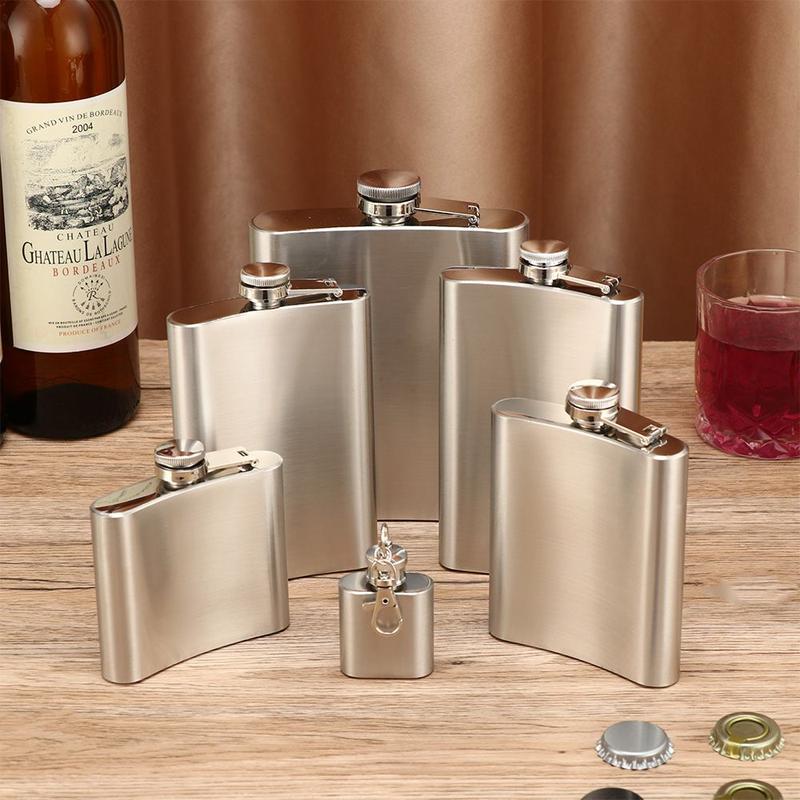 Product Introduction of Portable Alcohol Wine Drinking Bottle Liquor Flask Stainless Steel Whiskey Holder Hip Flask 20