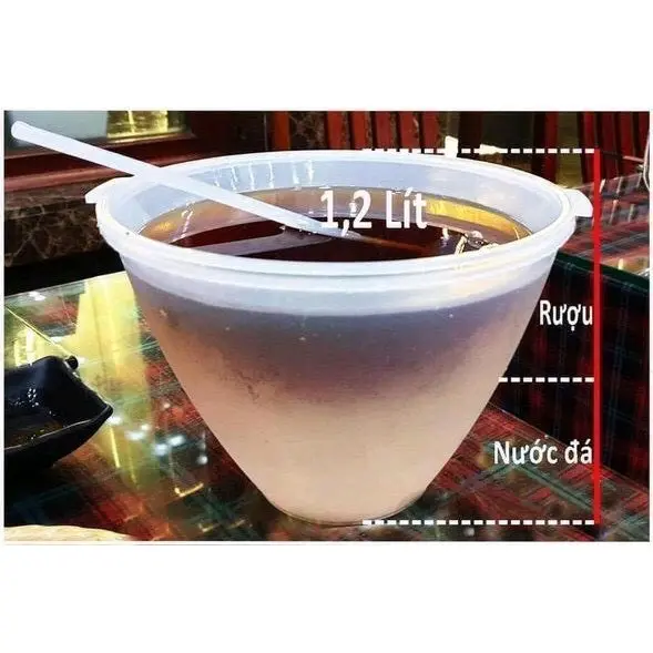 BÁT ĐỰNG RƯỢU & TRÁI CÂY ƯỚP LẠNH RẺ NHẤT TẶNG KÈM MUỖNG MỤC 0