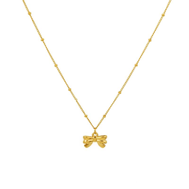 Product Introduction of 18K gold plated butterfly shape pendant necklace, exquisite design niche, women's klavikula chain, affordable luxury, titanium steel necklace does not fade, 2024 4