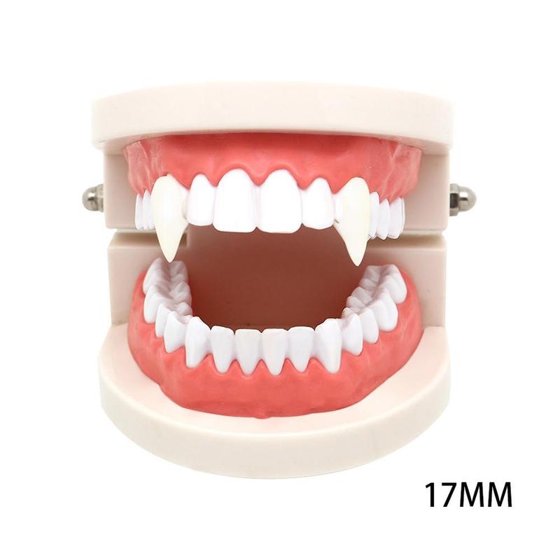 Product Introduction of Bloodcurdling Vampire Werewolves Fangs Fake Dentures Teeth Costume Halloween Fad New Party Tricky Props 35
