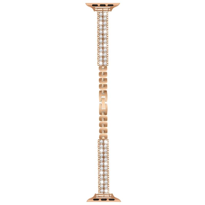 Rhinestone Decor Watch Band, Watch Band for Apple Watch, Smart Watch Accessories for Women & Men, Compatible with Apple Watch Series, Wearable 3