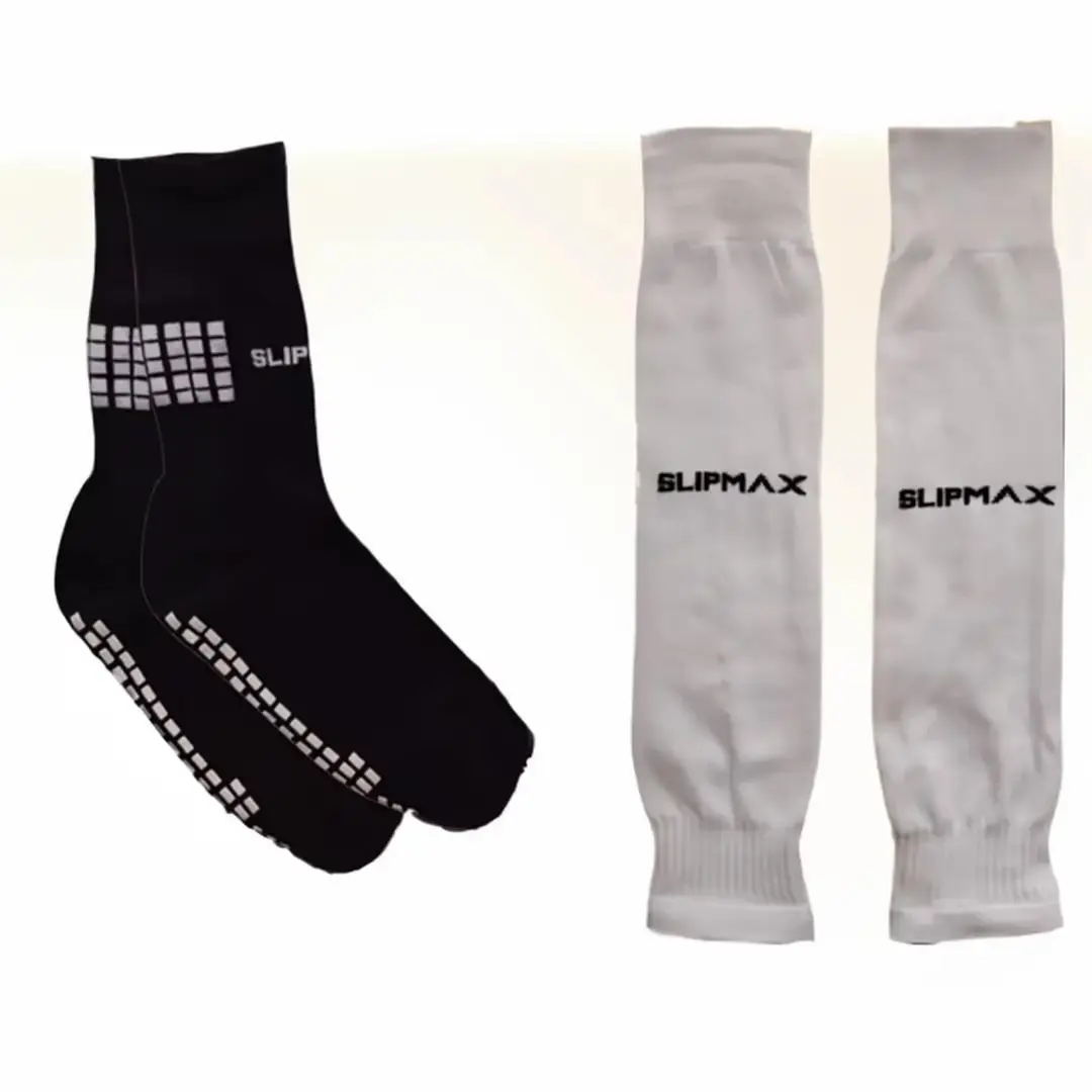PAKET KAOS KAKI FUTSAL PENDEK ANTISLIP & SAMBUNGAN MERK SLIPMAX ORIGINAL