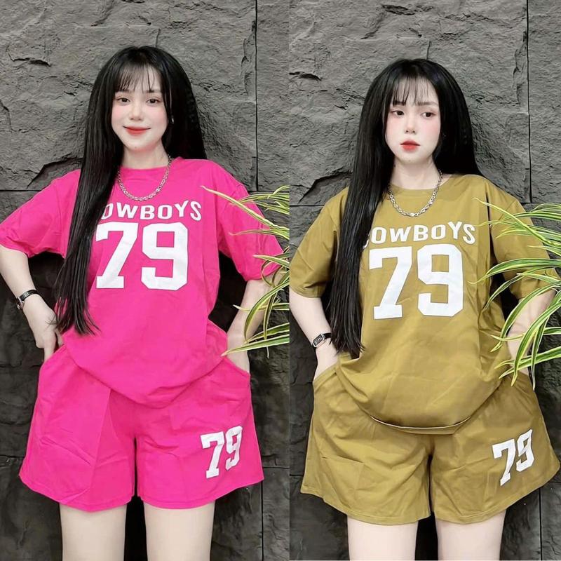 Set đồ nữ mùa hè set đồ đẹp đồ bộ nữ bigsize ESHOP đồ mặc nhà bộ đùi đi chơi sang chảnh set đùi xinh DB79 Top women