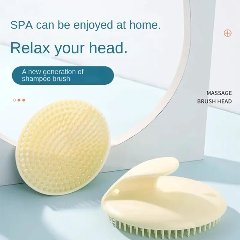 Hair shampooing artifact massage shampoo brush shampoo comb meridian head scratcher head feeding scalp massage
