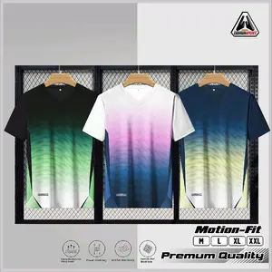 BLW SAGA Baju Badminton Premium Dewasa Kaos Olahraga Jersey Running Print Uniseks Sport