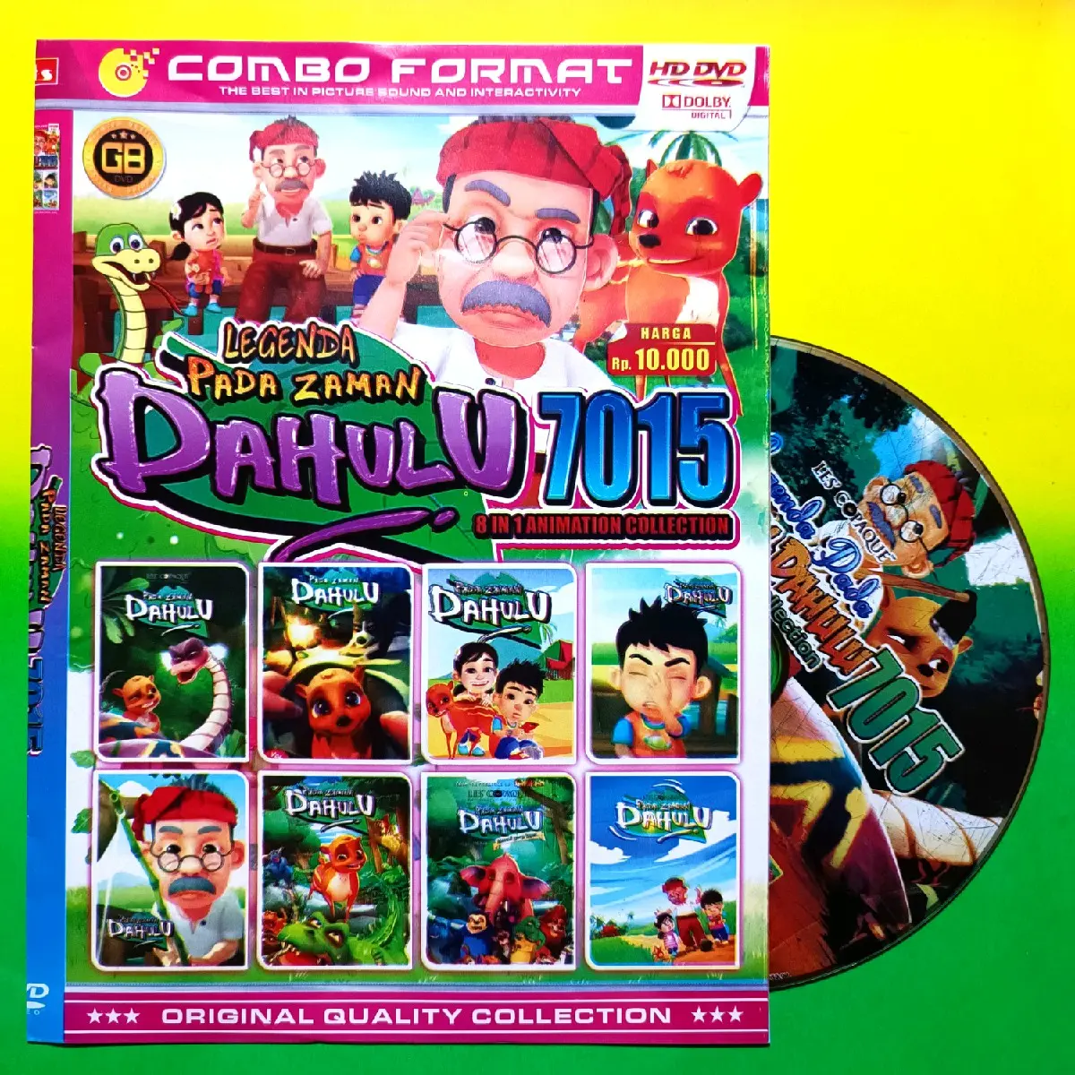 KASET KOLEKSI 8 FILM KARTUN ANAK PADA ZAMAN DAHULU VOLUME TERBARU 7015.