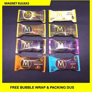 MAGNET MINIATUR TEMPELAN KULKAS ICE CREAM MAGNUM