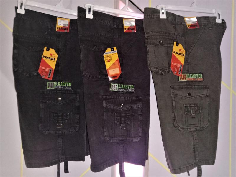 Celana Cargo Pendek Pria Bawah Lutut Cargo Pendek Jumbo Bahan Soft Jeans  Big Size 28 Sampai 45 2