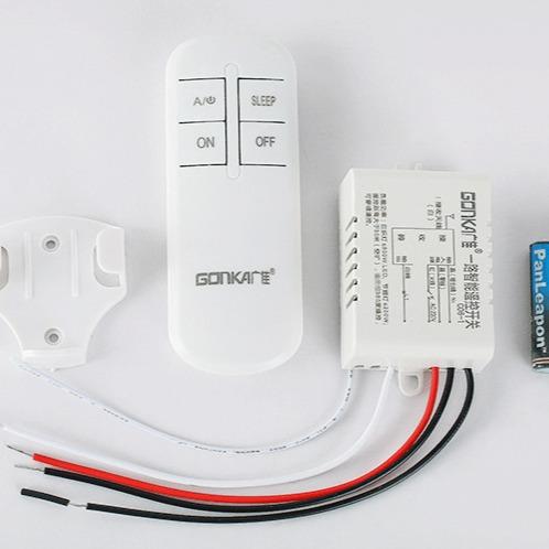 Công tắc điều khiển từ xa không dây RF 1 cổng 2 cổng mẫu mới bật tắt đèn quạt 220V 10A khoảng cách 30-50 mét 7