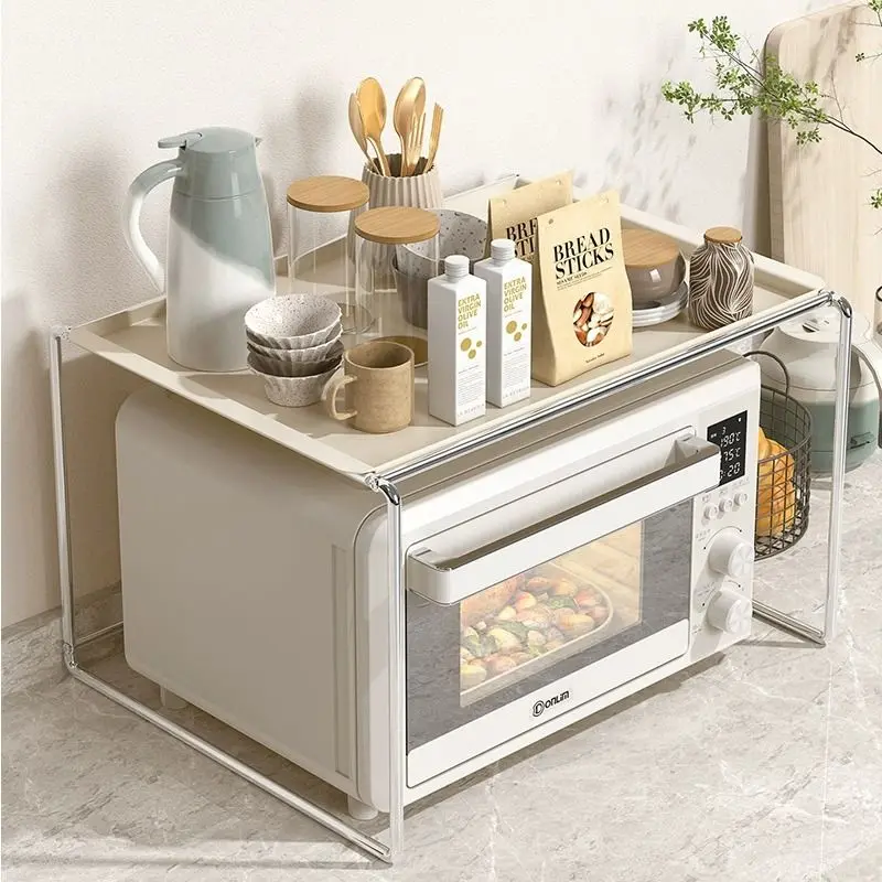 Desktop and Countertop Storage Rack Kitchen Microwave Oven Storage Rack Countertop Ins Style Air Fryer Oven Rack