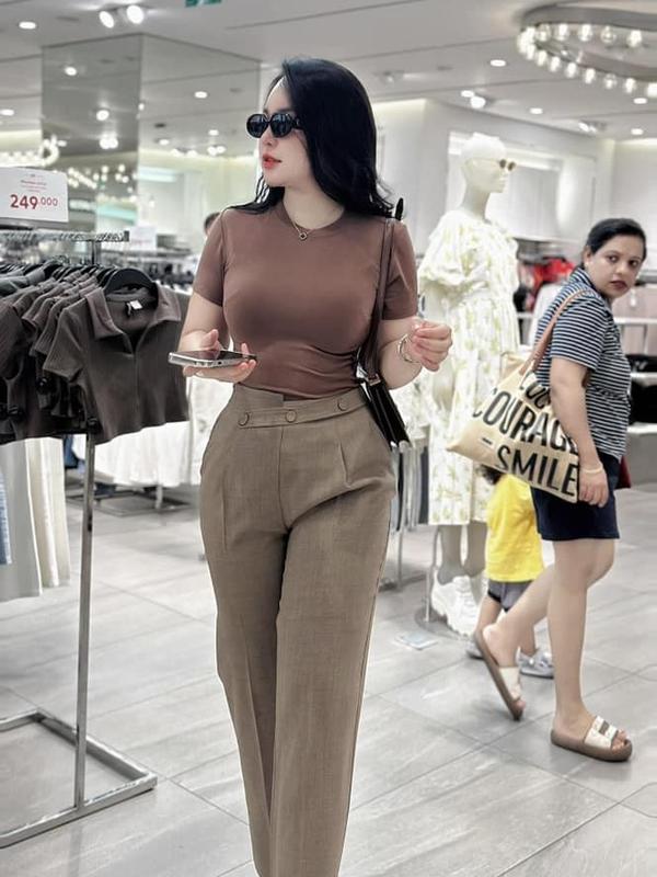 Quần baggy đai lệch 34QT011 34 Bigsize, quần tây baggy cho nữ, quần dài bigsize phù hợp đi làm đi học 2