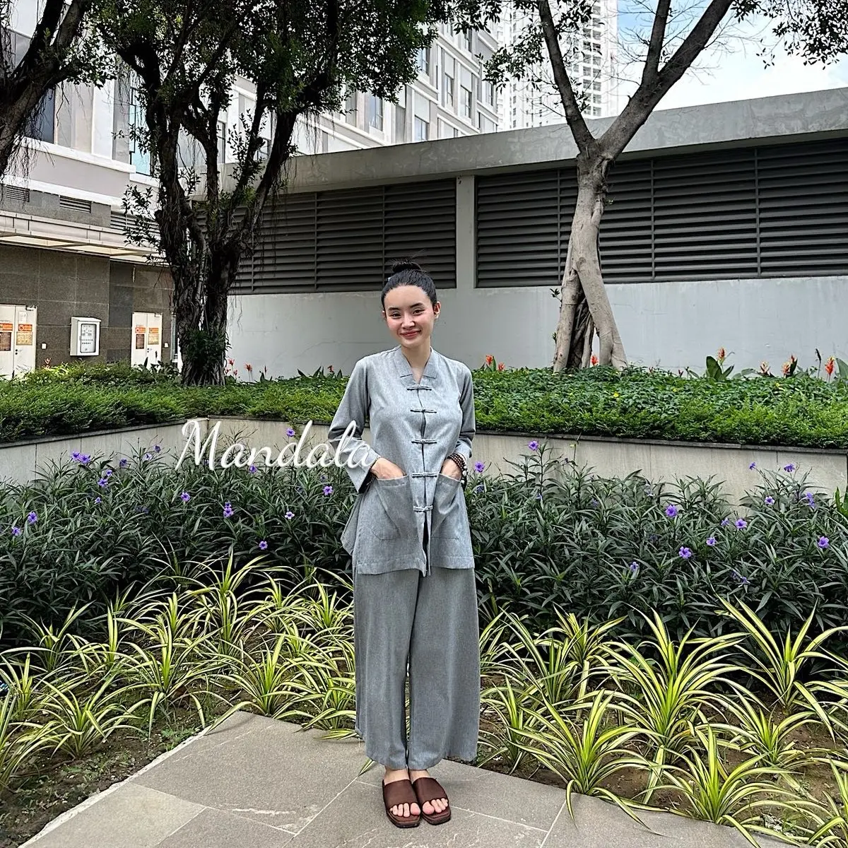 Pháp Phục La Hán Mandala Vải Xô Ấn Nhập Chính Hãng
