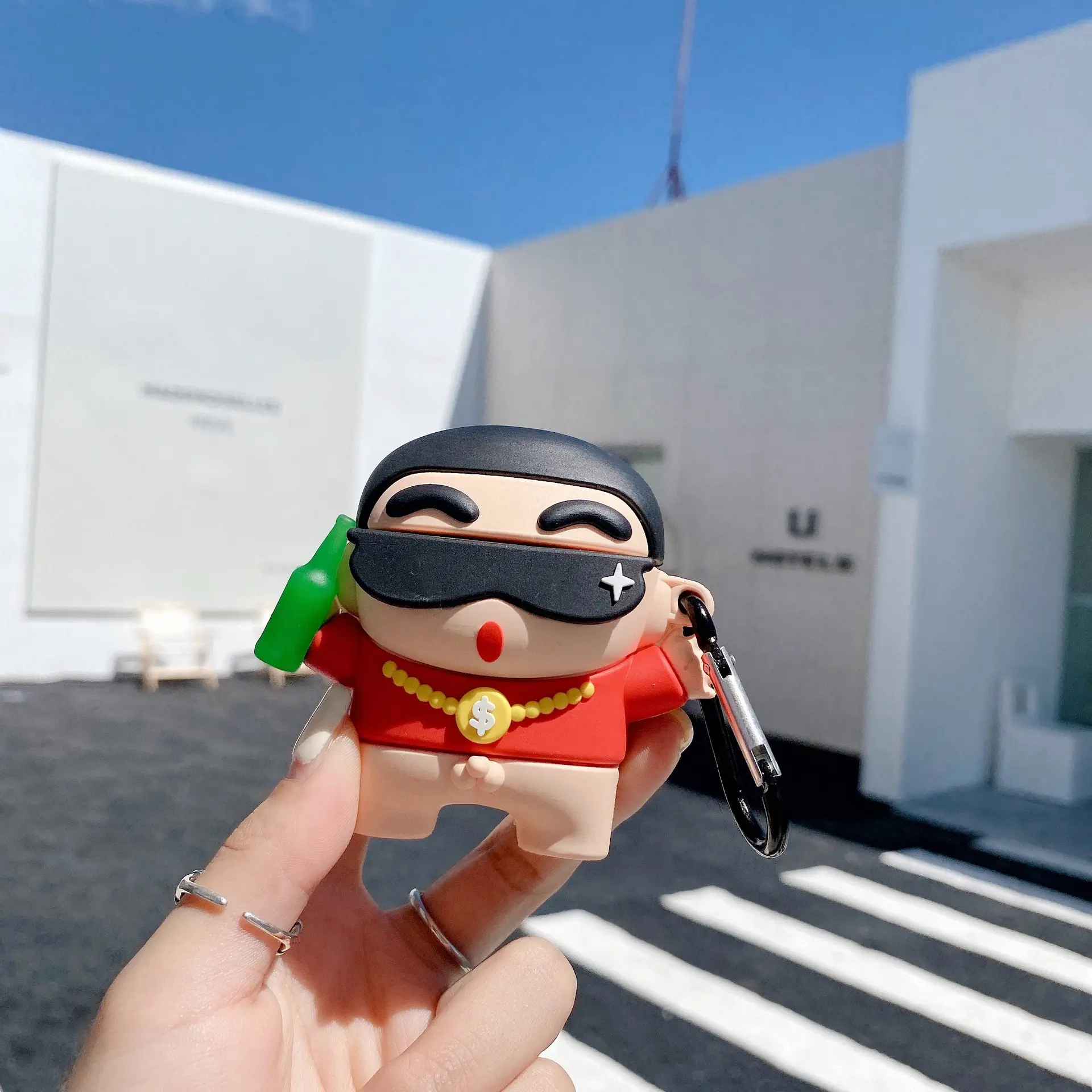 Vỏ AirPods, Thiết Kế Bút Chì Màu Hip Hop Hoạt Hình Dễ Thương Shin chan, Thích Hợp Cho Apple AirPods 4, AirPods Pro 2, AirPods Pro 3, AirPods 1, AirPods 2, Vỏ Tai Nghe, Vỏ Bảo Vệ Tai Nghe Bluetooth Không Dây Phụ Kiện