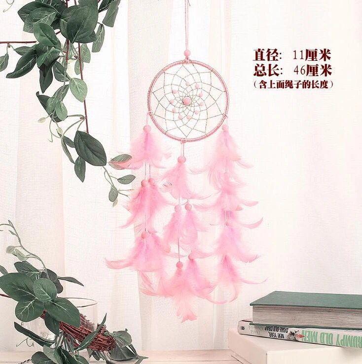 Product Introduction of Hươu Ấn Độ Dream Catcher Phòng ngủ Trang trí đầu giường Chuông gió phong cách cô gái trẻ Món quà sinh nhật Cô gái cho bạn cùng lớp 16