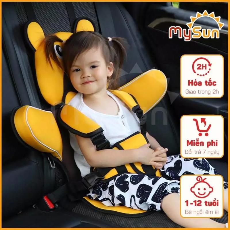 Ghế trẻ em ngồi xe ô tô oto cho bé 1 2 3 4 5 tuổi an toàn trên xe hơi MySun Cho Bé