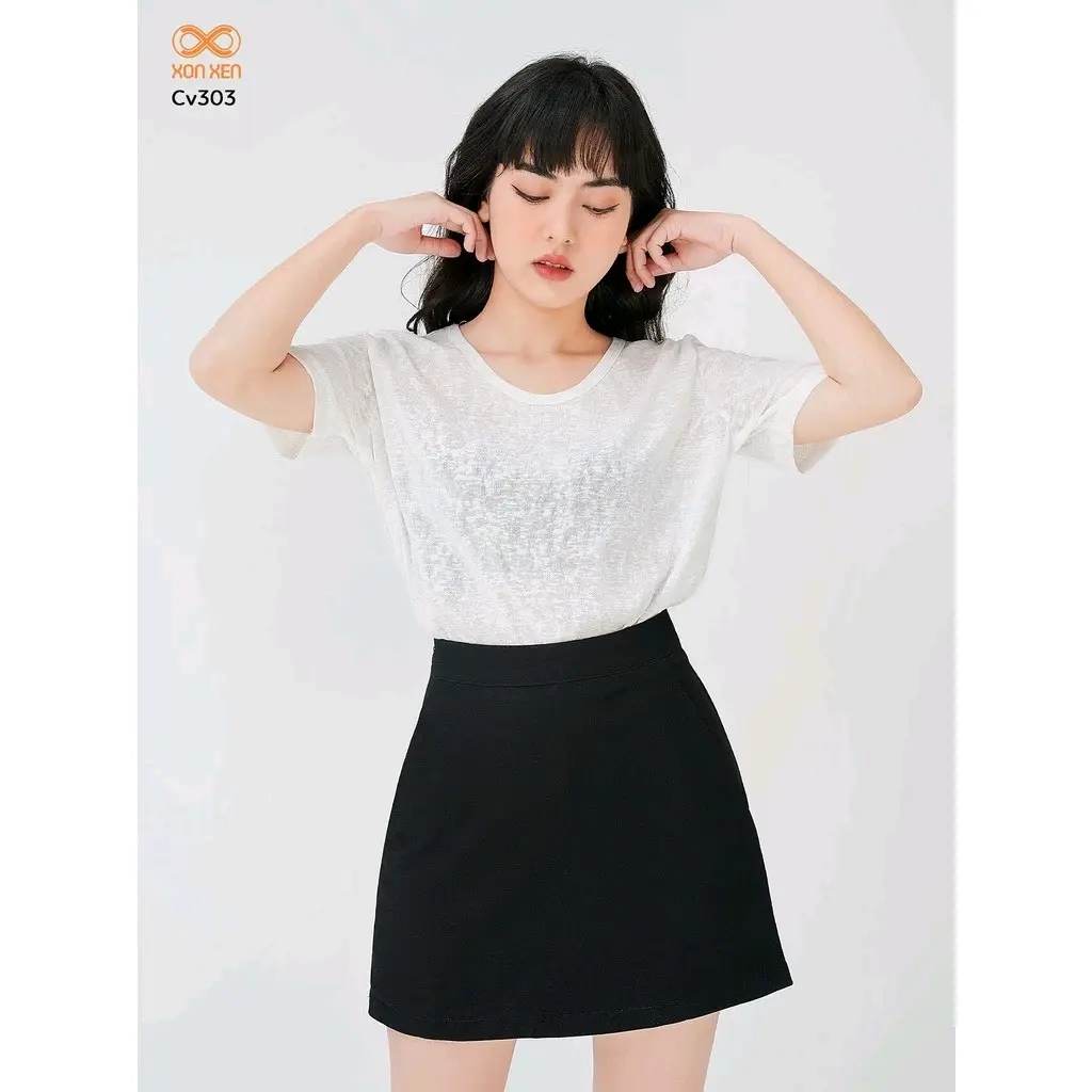 Chân Váy Chữ A - Chân Váy A Đen Nữ Women