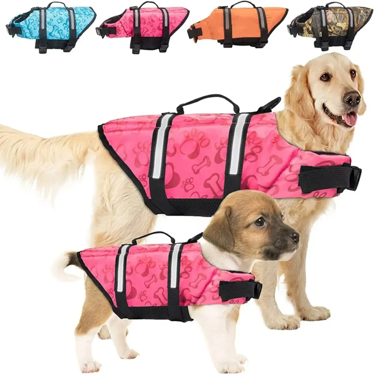 Summer Dog Life Vest Shark Pet Life Vest Jacket Dog Clothes Dog Safety Swimwear Safety Swimming Suit for Small Medium Large Dog