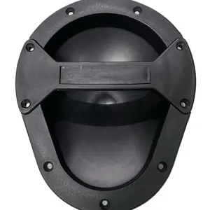 Handle box speaker oval besar hitam pegangan handel bok speker PVC tebal
