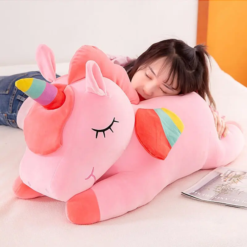 Unicorn Plush toy doll unicorn pillow children's birthday gift