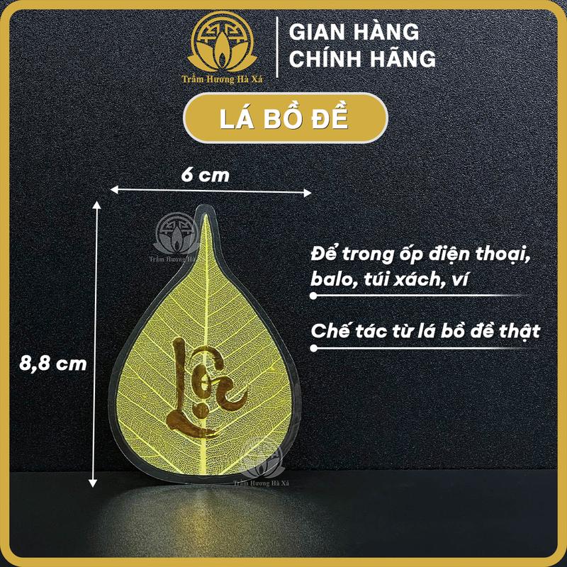 Lá bồ đề bỏ ví ốp điện thoại bóp balo túi xách ví của Trầm Hương Hà Xá Decor Decor Phòng Trang Trí Nhà Decor 1