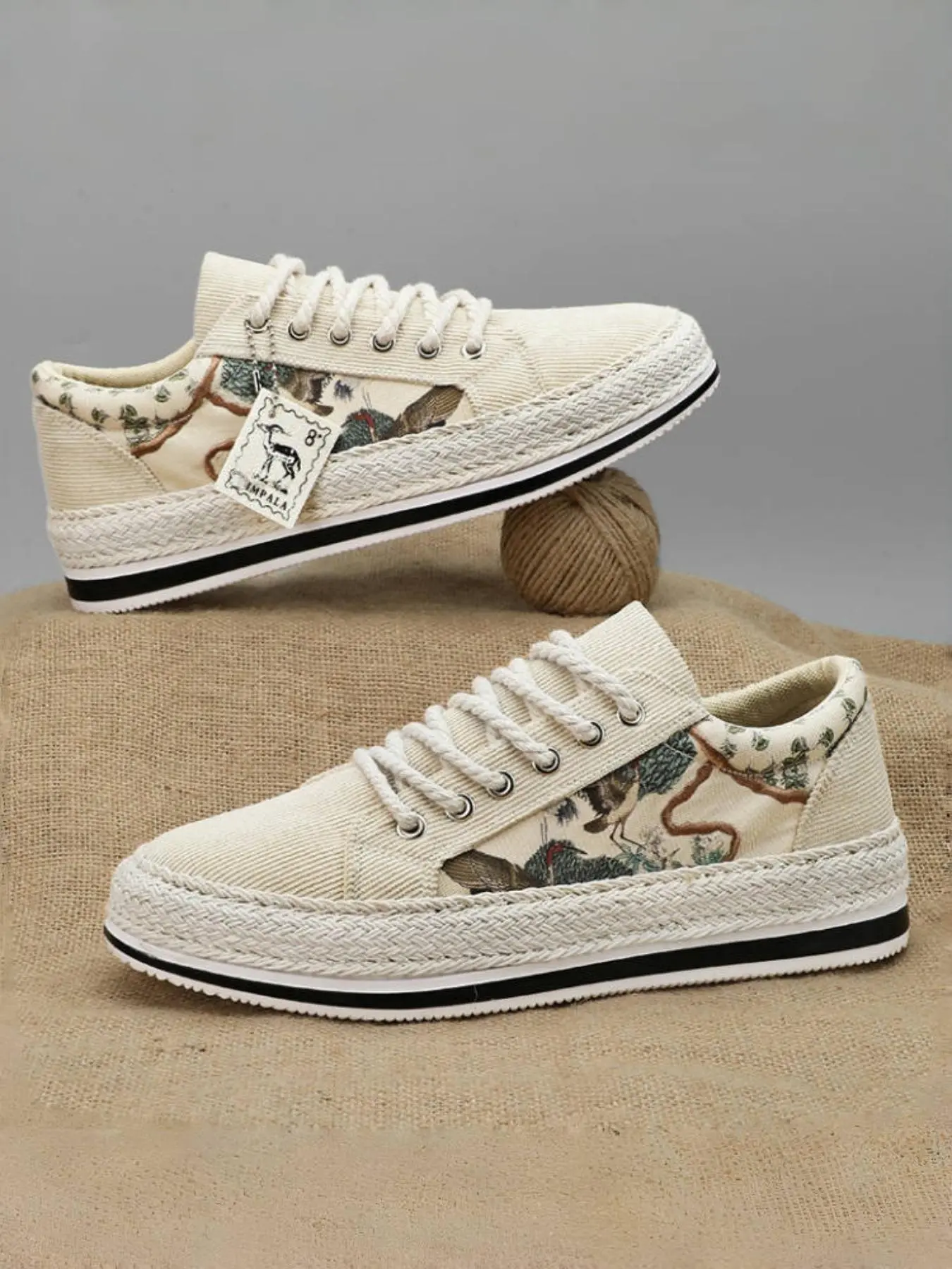 Men's Fashionable Animal Pattern Lace Up Low Top Skate Shoes, Casual Comfortable Sports Shoes for Outdoor Hiking, Trendy All-match Sneakers for Daily Wear