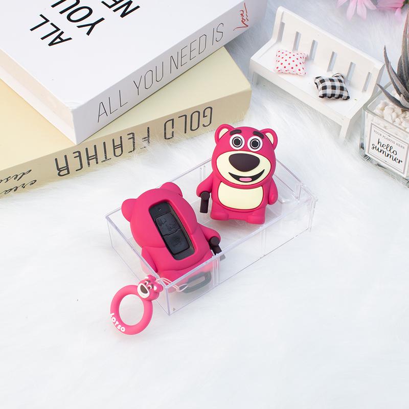 4. Bọc Bảo Vệ Chìa Khóa Smartkey Hình Lotso Cho Xe Honda Vision/Lead/Ablade/Sh Mode/SH Móc Khoá Móc Khóa Nội Thất  baotay