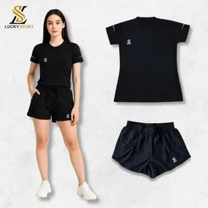 Setelan Olahraga Jersey Celana Parasut set wanita Lari Binsik Futsal Voli Luckysport