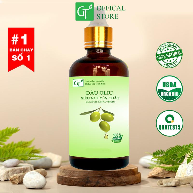Dầu Oliu Làm Đẹp Chai 100ml - Dầu Olive Ép Lạnh - Thiên Nhiên Nguyên Chất - Tất cả các loại da Dưỡng Body Massage Dưỡng Da Body
