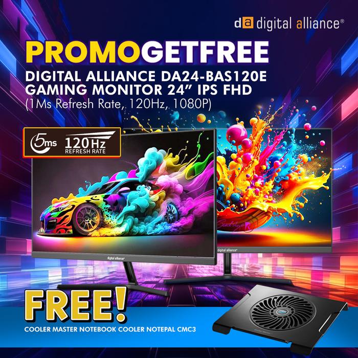Promo [PROMO FREE-AN] DIGITAL ALLIANCE MONITOR 24 INCH IPS FHD 1080P ...