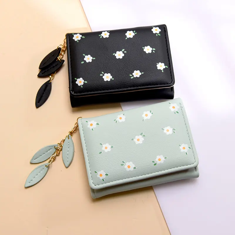 Korean Small Wallet Women's Wallet Short New Girls Student Fashion Coin Purse Wallet Wallet Wallet