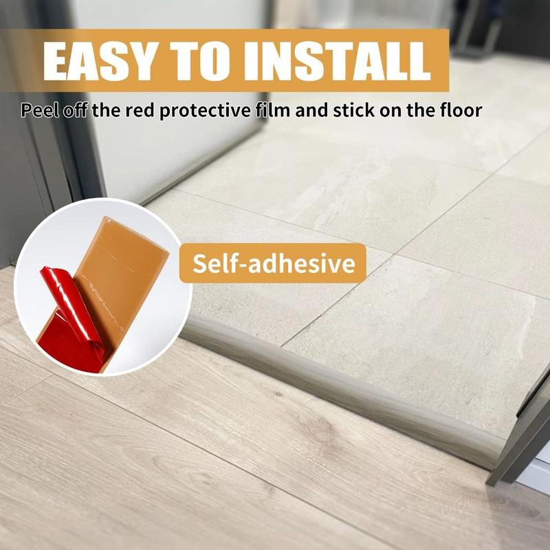 Product Introduction of 2024 Carpet To Tile Floor Transition Strip Self Adhesive Flat Threshold Cover Laminate Wear-resistant Divider Strip Doorway 15