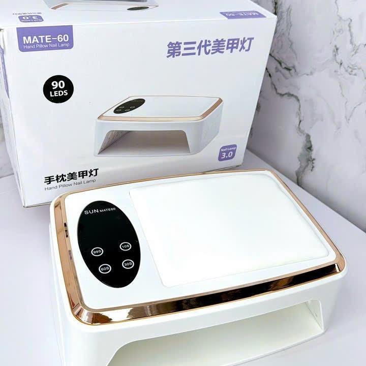 ￼Máy hơ gel nail T10 Mate60 ( 90 bóng đèn led)khoảng máy rộng , có điện kê tay