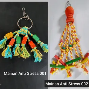 Mainan Burung Tali Warna Anti Stress