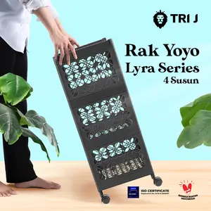 Rak Yoyo Serbaguna 4 Susun Roda - LYRA