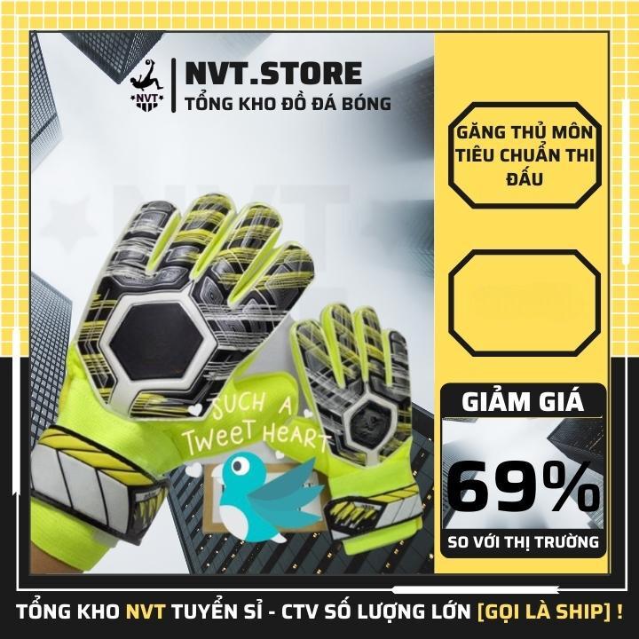 Bao tay bóng đá có xương size 5,6,7 chống thấm siêu bền, găng tay thủ môn trẻ em có xương hỗ trợ thi đấu siêu dính Chống Trơn - NVT.store