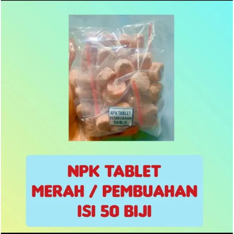 Pupuk npk tablet golden star isi 50 biji 3