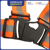 Gambar (Promo Eksklusif) GOSAVE Safety Vest Elastic Rompi Karet dengan Scotlight Terang High Visibility Rompi Safety K3 - ORANGE dari Gosave Official Kota Tangerang 3 Tokopedia