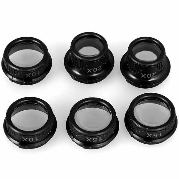 ZEAST Kacamata Pembesar 25x Magnifier dengan 2 LED - 9892GJ 1