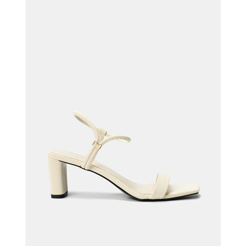 JUNO Giày Sandal Gót Cao Quai Ngang - SD07104