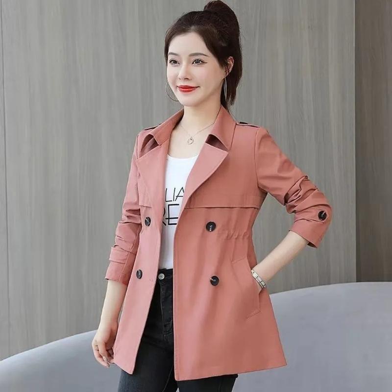 Product Introduction of Áo khoác ngoài, Dài Trung Bình Dành Cho Nữ, Bó Sát Eo, Thanh Lịch Và Ôm Sát, Thích Hợp Cho Mùa Xuân Và Mùa Thu, Cỡ Nhỏ Áo Khoác Nữ Top Jacket Women Có Cổ 9